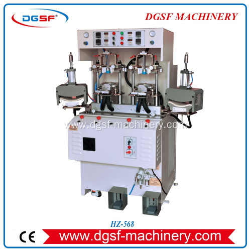 Double Cold And Double Hot Toe Moulding Machine HZ-568